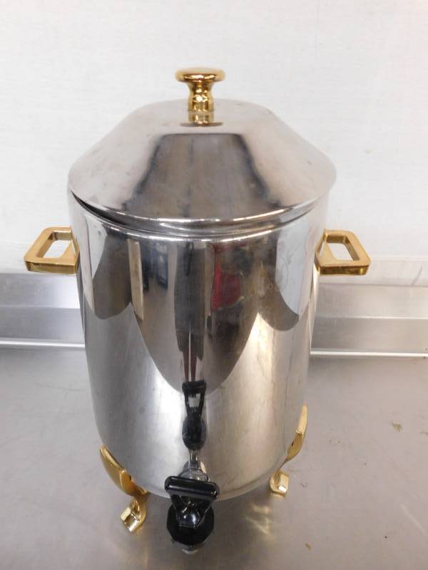 lot 2104 image: Upate International Stainless Steel Coffee Urn