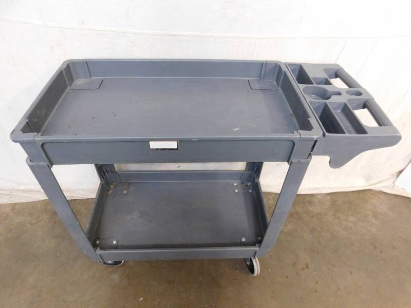 lot 2184 image: 2 Tier Plastic Cart