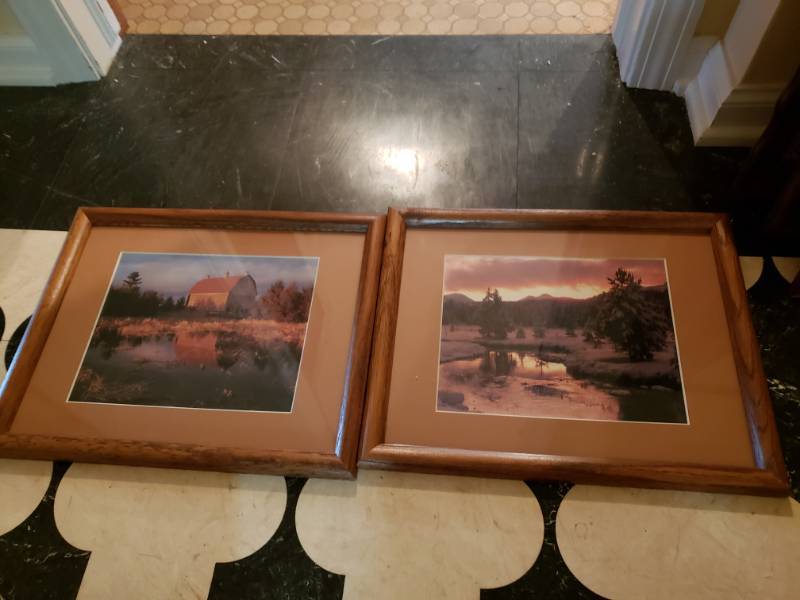 lot 1870 image: 2 Portraits of Farm Land