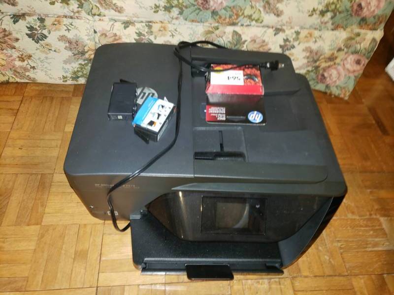 lot 1899 image: HP OfficeJet Pro 8610 Color Inkjet All-in-One Printer - Wireless - Black
