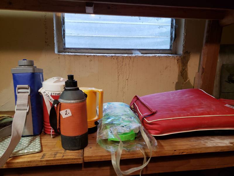 lot 1927 image: Lot of Water Containers, Padding, and Speedo Flippers