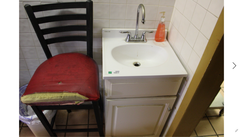lot 1800 image: Bathroom Single Sink with Base Cabinet and Faucet