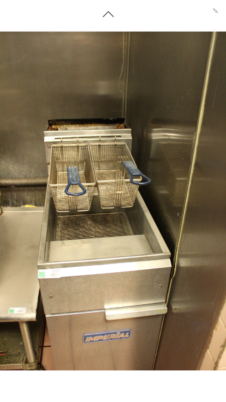lot 1777 image: Imperial Deep Fryer with Baskets