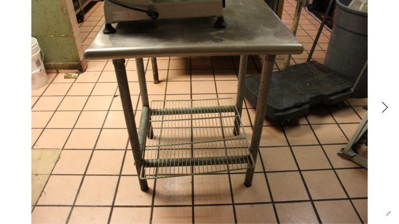 lot 1788 image: SS Work Table