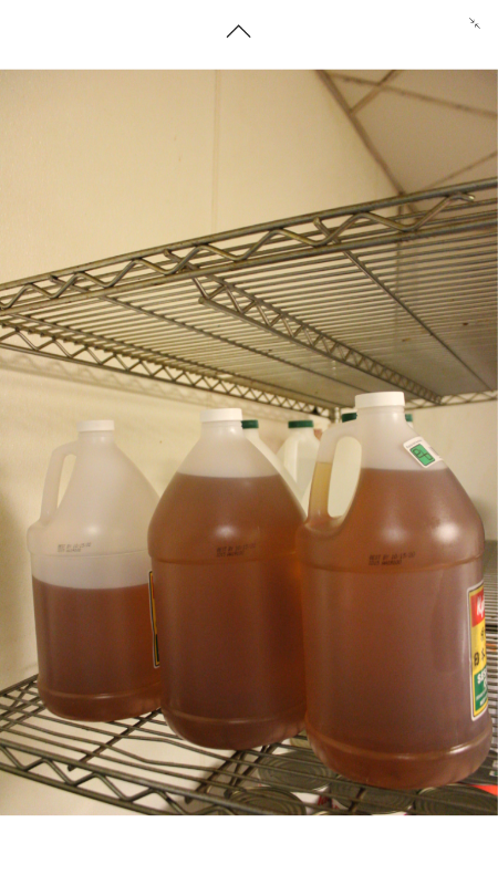 lot 1823 image: Kyoto Sesame Oil Gallon Jugs