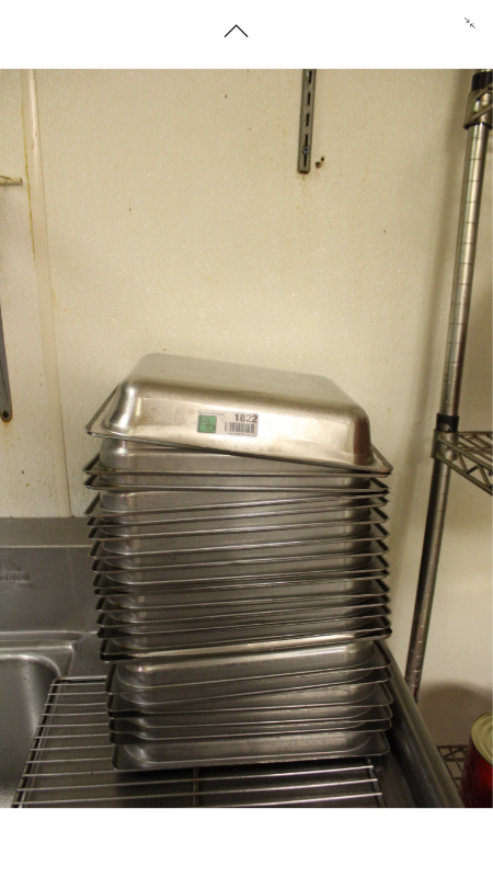 lot 1822 image: Lot of Steam Table Pans