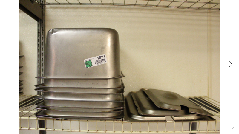 lot 1821 image: Lot of Steam Table Pans