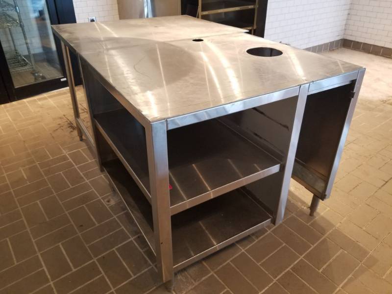lot 2622 image: Stainless Work Table