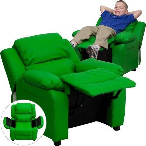 lot 1041 image: Premium Quality Green Kids Recliner BT-7985-KID-GRN-GG