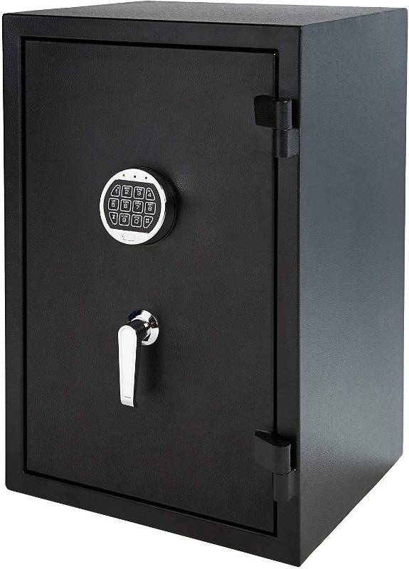 lot 1043 image: AmazonBasics Fire Resistant Box Safe, 2.1 Cubic Feet