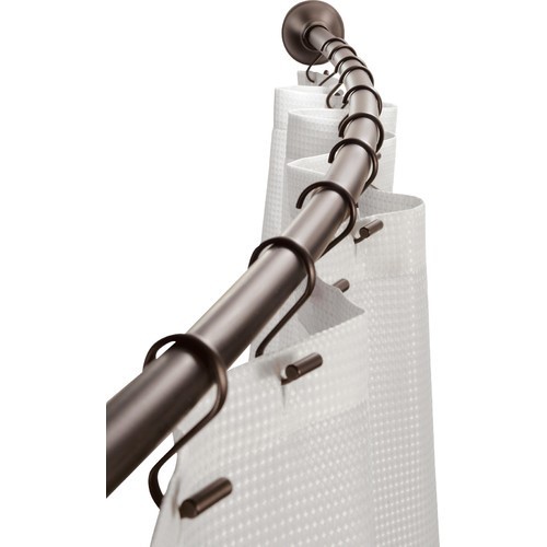lot 3691 image: InterDesign Curved Shower Curtain Rod