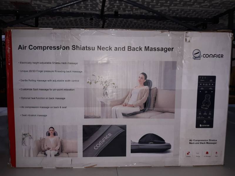 Comfier Shiatsu Neck & Back Massager, Retail Wars - General Merchandise ~  Home Goods & Improvement Auction