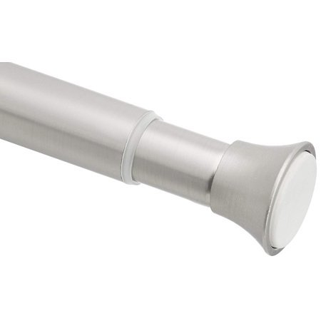 lot 3702 image: Basics Shower Curtain Tension Rod 54 90 Nickel