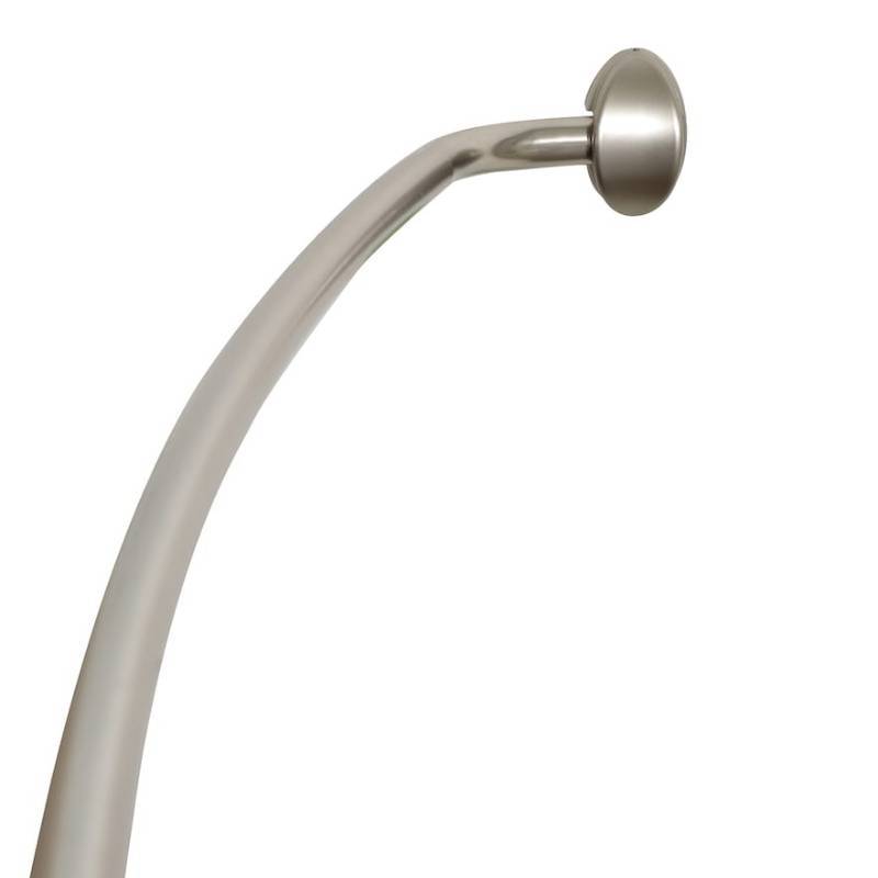 lot 3714 image: Zenna Home E35603 Single Curved Shower Rod