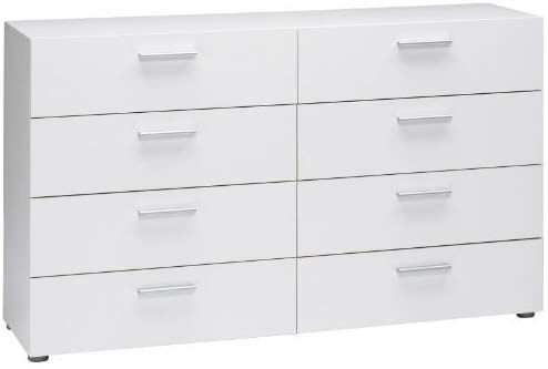lot 3760 image: Tvilum Austin 8-Drawer Dresser, White