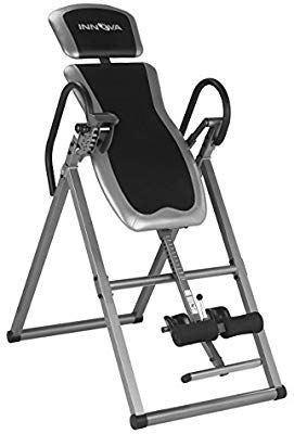 lot 3762 image: Innova ITX9600 Heavy Duty Inversion Table with Adjustable Headrest and Protective Cover, One Size AmazonsChoicefor  innova health and fitness