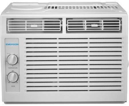 lot 3774 image: Emerson Quiet Kool 5,000 BTU 115V Window Air Conditioner with Mechanical Rotary Controls