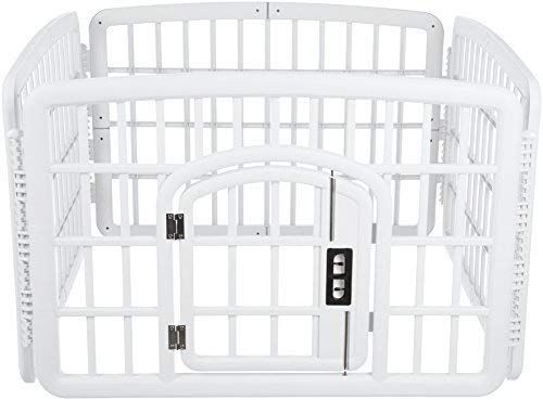 lot 3780 image: AmazonBasics 4-Panel Plastic Pet Pen