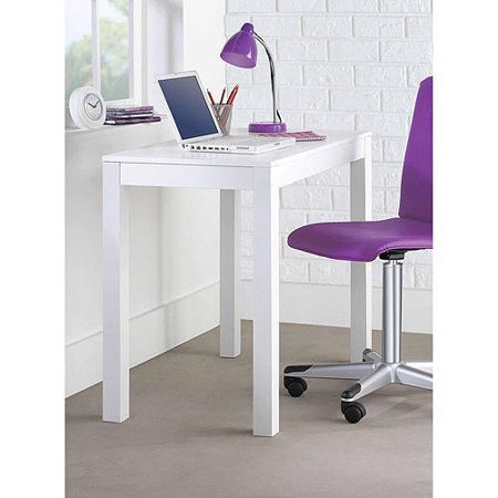 lot 9785 image: Altra Parsons White Laptop Writing Desk