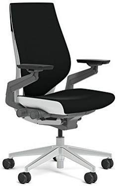 lot 9802 image: Steelcase Gesture Chair, Licorice - 442A40- 5S26 (Damaged See pictures)