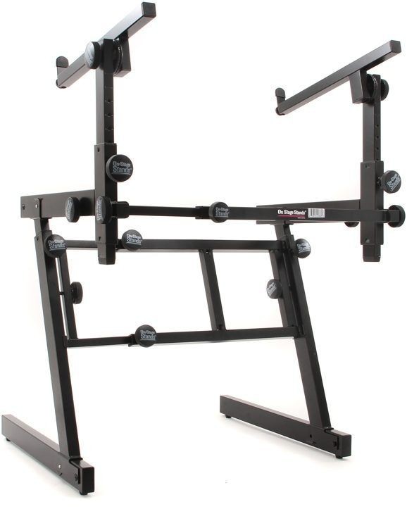 lot 9803 image: On-Stage Folding-Z Keyboard Stand KS7365EJ