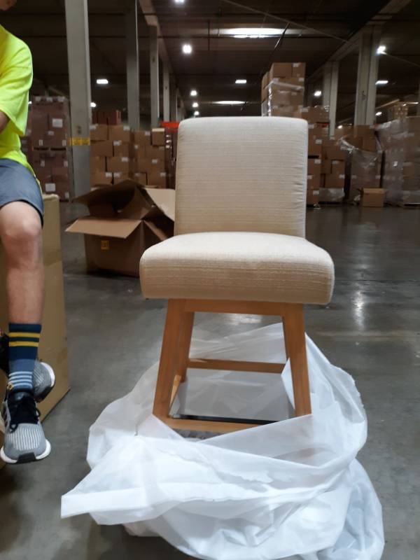 lot 9814 image: Swiveling Barstool Chair