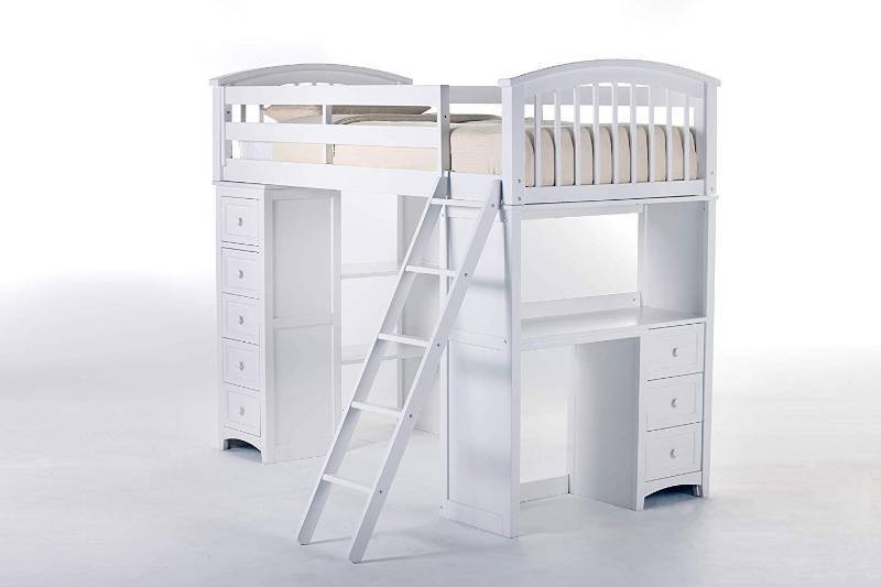 lot 9822 image: Hillsdale School House Student Loft UpperSlats (White)