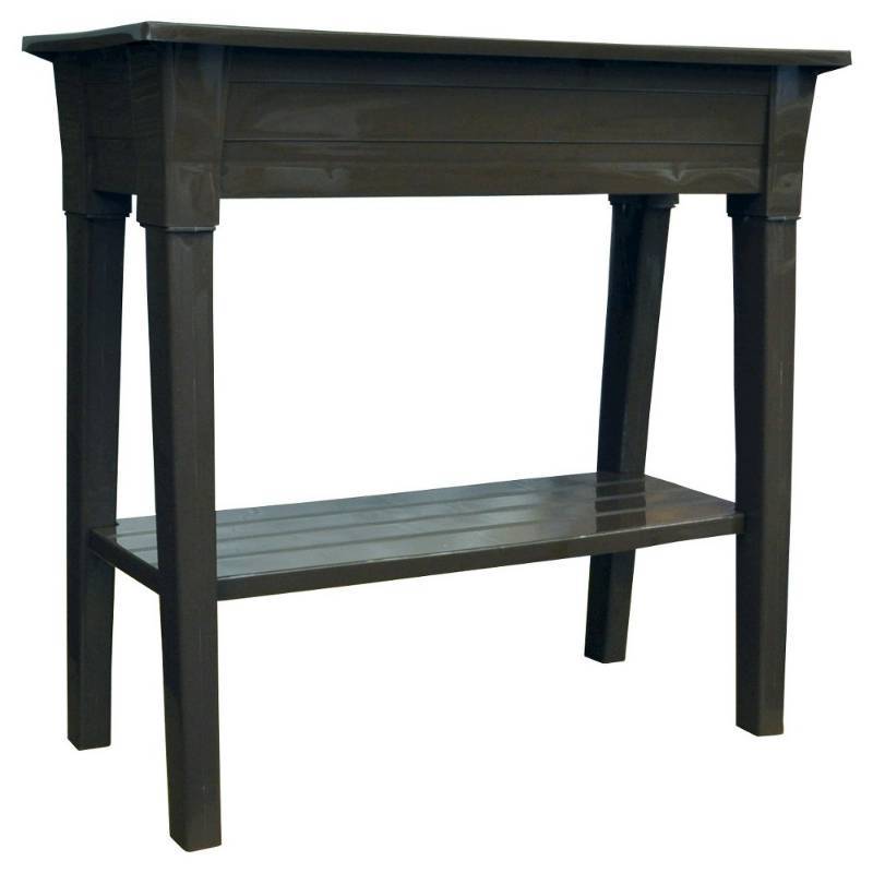 lot 9832 image: Adams 36  Deluxe Garden Planter, Earth Brown