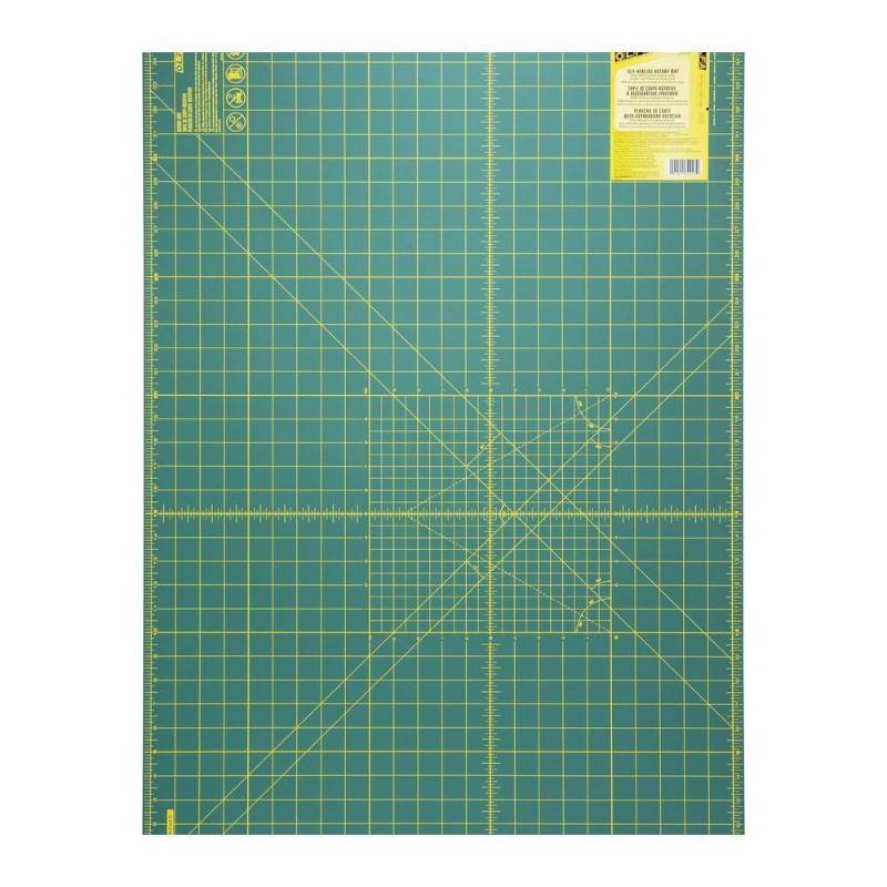 lot 9889 image: Olfa 24  x 36  Gridded Cutting Mat, Multi-Colored