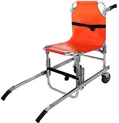 lot 9890 image: EMS Emergency Evacuation Medical Lift Chair 2 Wheels