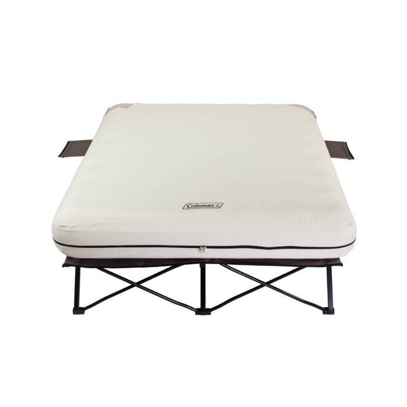 lot 9922 image: Coleman Queen Cot with Airbed