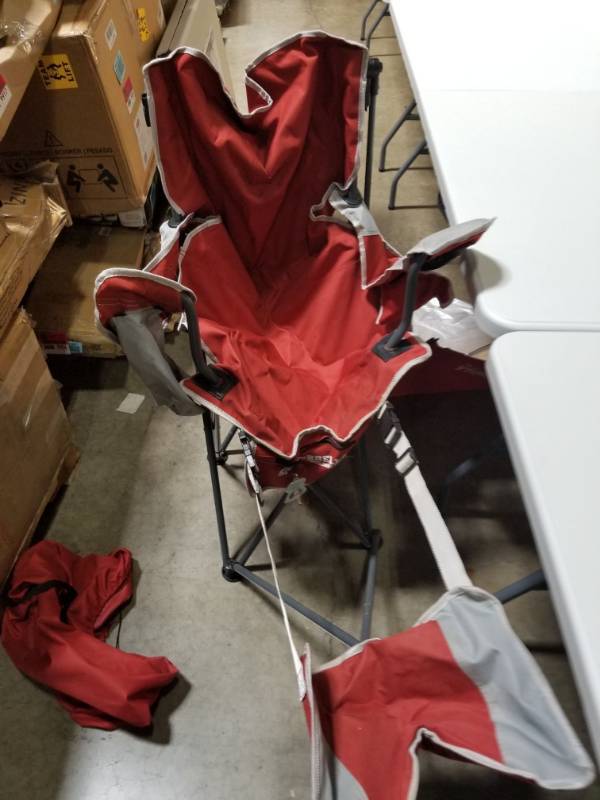 lot 9935 image: Sport-Brella 3-Position Recliner Chair with Removable Umbrella and Footrest