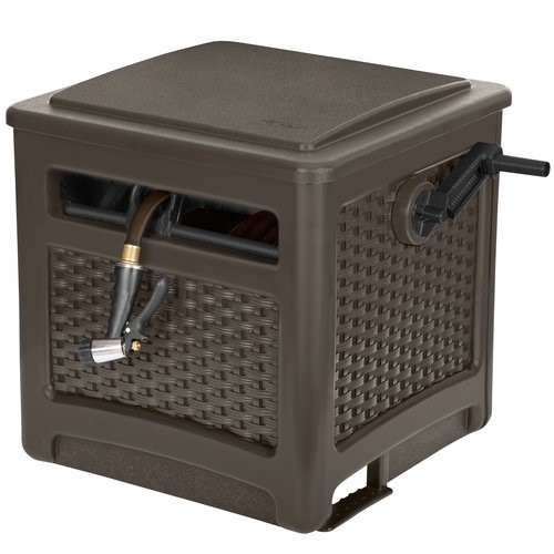lot 9943 image: Suncast Wicker Smart Trak, Java