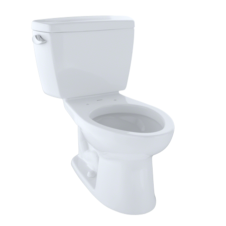 lot 9961 image: Toto Drake Cotton White 1.6 GPF Toilet top only