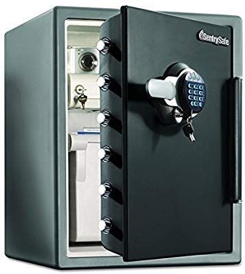 lot 9979 image: SentrySafe Sentry Safe Lock Boxes (SFW205GRC) fire chests,safes