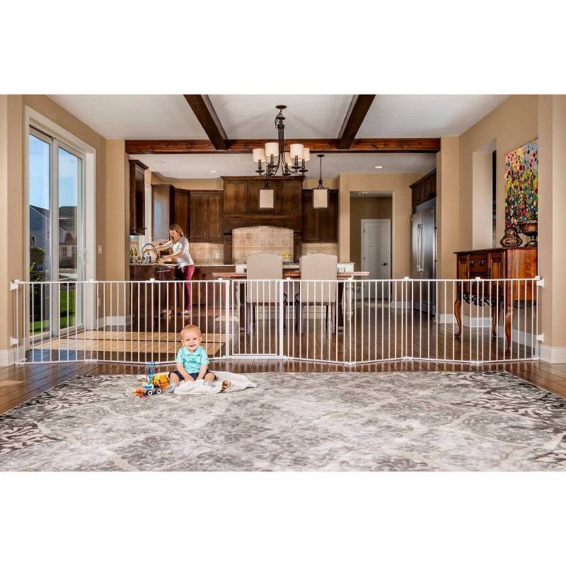 lot 3785 image: Regalo 192-Inch Super Wide Gate and Play Yard