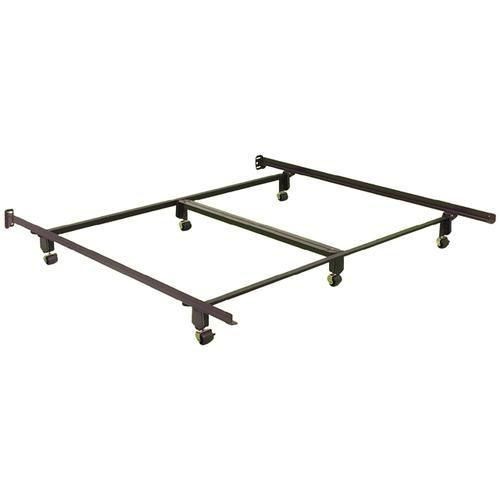 lot 3814 image: NOAH MEGATRON King Size Metal Bed Frame-7 Inch Heavy Duty Bedframe, 9-Leg Support for Box Spring & Mattress Foundation, 3000LBS, Black