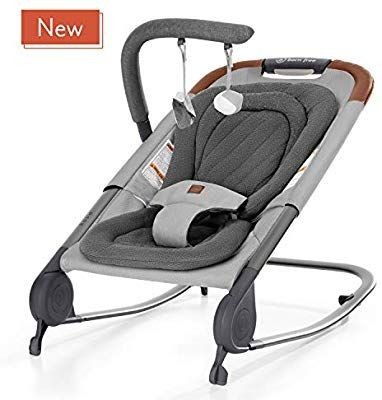 lot 3826 image: born free KOVA Baby Bouncer - Baby Rocker with Two Modes of Use, Removable Toys and Compact Fold for Storage or Travel - Easy to Clean, Machine Washable Fabrics �� �� �� �� �� �� ��