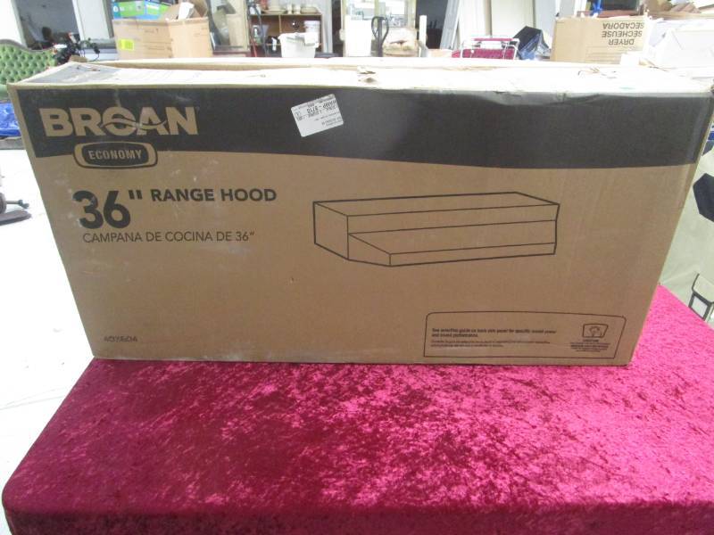 lot 1873 image: Broan 36 Range Hood