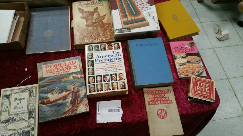 lot 5586 image: Books  Game Lot Scouts, Bambi, Popular Mechanics�