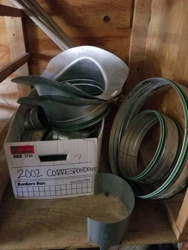 lot 2704 image: HVAC Ducts and PVC Pipe