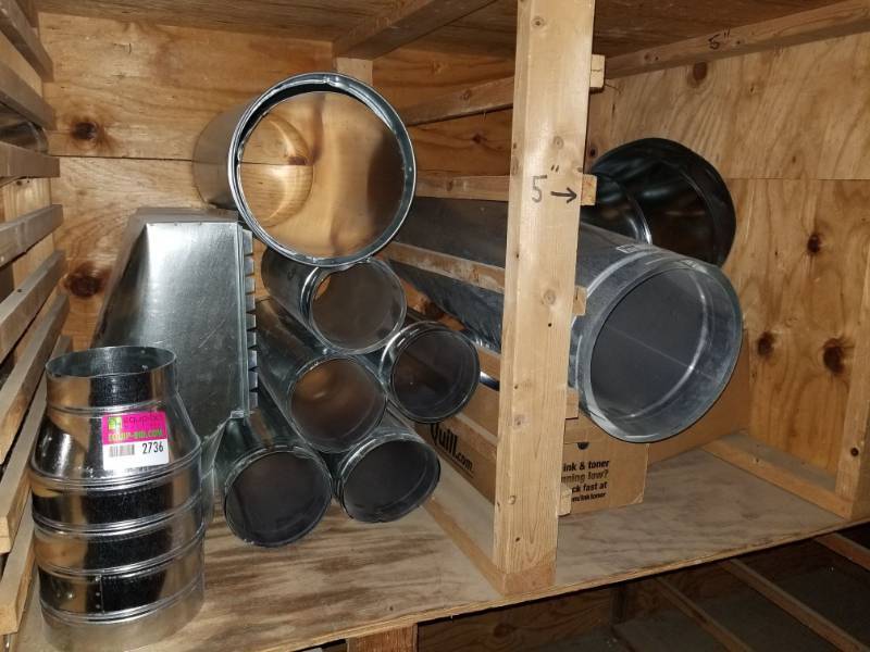 lot 2736 image: HVAC Duct Pieces