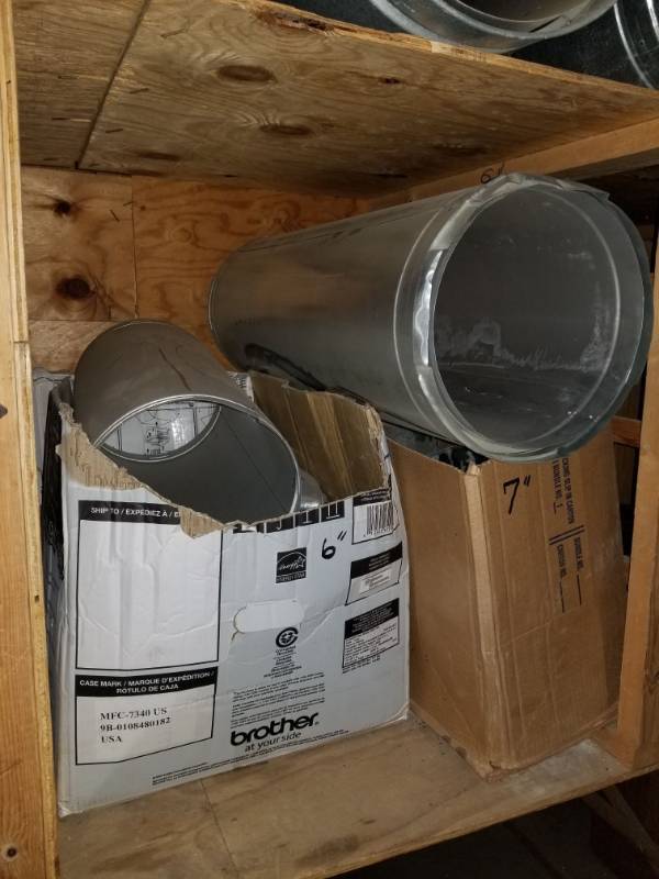 lot 2737 image: HVAC Duct Elbows and Pipes