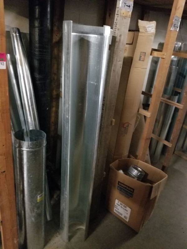 lot 2743 image: 6in and 7in Duct Work