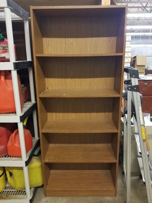 lot 2754 image: Particleboard Bookcase