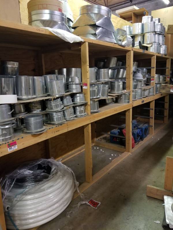 lot 2802 image: Wood Shelving