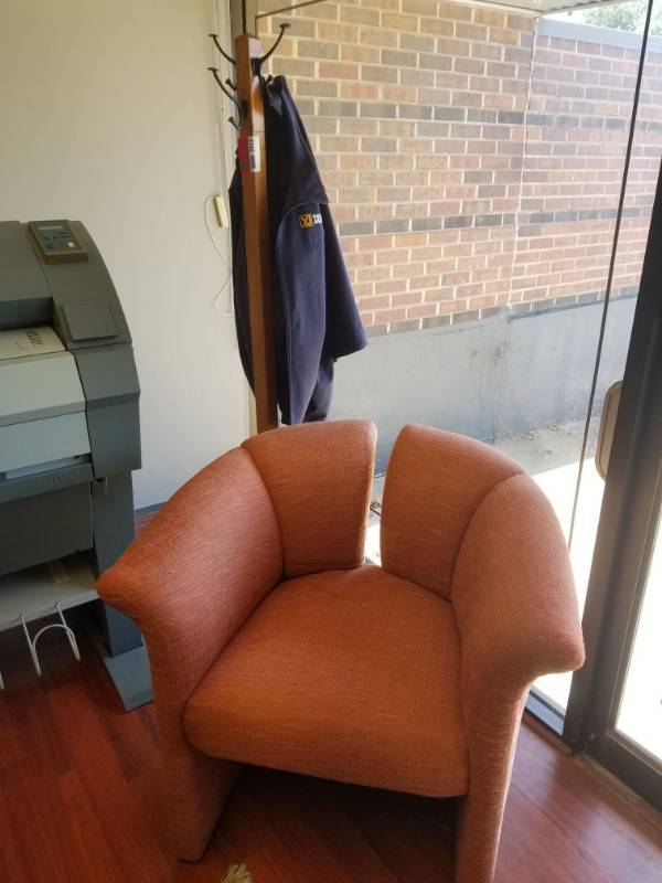 lot 2813 image: Coat Hanger and Chair