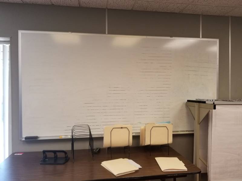 lot 2820 image: 2 Large White Boards