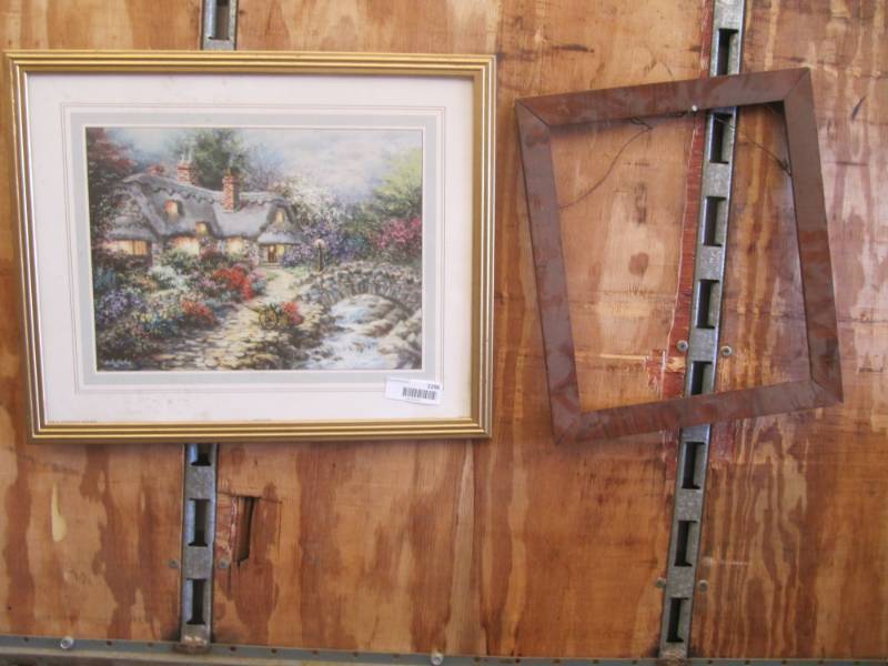 lot 2296 image: Nicky Bochme pictureprint  with vintage frame