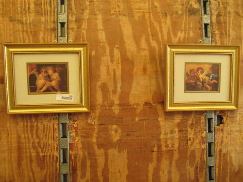 lot 2299 image: (2) 12 x 14 angel pictures